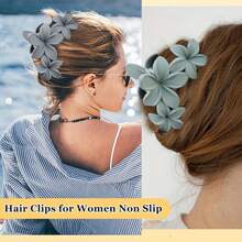 4件套渐变莫兰迪砂磨三花爪发夹，时尚仿真花朵造型发夹，适用于各种发型，是美发工具、美容配件、卷发饰品、发饰、秋季发饰、旅行必备、美发工具、女士配饰、发饰、秋季旅行发饰、发饰、女士配饰、发饰、女士发饰、美发工具、发饰、发饰、美容配件、礼物、旅行、女士礼物、发饰、圣诞袜填充物、女士圣诞袜填充物、礼物、圣诞袜填充物、成人圣诞袜填充物、成人圣诞袜填充物、发饰、女士配饰、成人礼发饰、发饰、女士礼物创意、美容圣诞袜填充物、女士礼物 - 彩色 - 查看 3