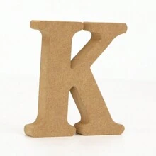 Letras de alfabeto de madera para manualidades, letras 3D para decoración de pared del hogar - Letras decorativas de bricolaje - Ver 32