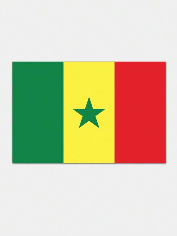 Senegal National Flag, Size 4, 90*150cm, Single-Sided