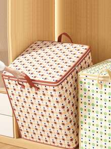 1 件装多功能布艺被子袋，可折叠大容量收纳袋，适用于家庭衣柜、季节性衣服收纳、宿舍被子收纳、玩具等。学校收纳袋，教师收纳袋，抽屉衣柜收纳袋，壁橱收纳袋，床下收纳盒，隔断式衣物收纳袋，家用卧室衣物收纳盒，收纳盒，卧室收纳箱，用于存放毯子床上用品、棉被、枕头