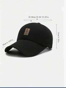 1/3pcs Men's Vintage Style Patch Decor Baseball Cap