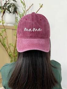 Gorra de mamá bordada personalizada - Regalo perfecto para el Día de la Madre / cumpleaños para mujeres, madres, abuelas - Gorra de béisbol personalizada - gorra de béisbol retro - Ver 3