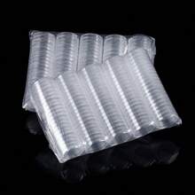 50pcs 27mm Coin Holder Case, Zodiac Commemorative Coin Protective Display Box - Transparent - View 5
