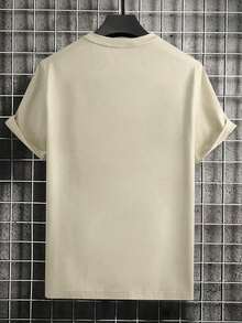 Men T-Shirts - 杏色 - 查看 2