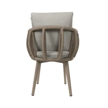 TWT 2-Piece Arm Chair Outdoor Furniture Set With Cushions Capatible 330lbs For Balcony, Patio, Garden, Bedroom, Living Room, Bistro, Cafe - 淺灰色 - 查看 2