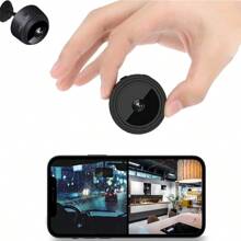 1 个室内无线摄像机、运动检测 IP 摄像机、WIFI 婴儿监视器、家庭安全迷你监控摄像机、智能家居迷你无线摄像机、1080P 高清 IP 无线摄像机。 - 黑色 - 查看 4