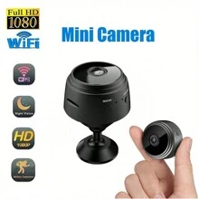 1 个室内无线摄像机、运动检测 IP 摄像机、WIFI 婴儿监视器、家庭安全迷你监控摄像机、智能家居迷你无线摄像机、1080P 高清 IP 无线摄像机。 - 黑色 - 查看 2