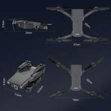 S6無人機搭載高清雙鏡頭、光流、避障、智能跟隨、易操作、穩定懸停、一鍵起飛/降落、折疊設計，生日禮物