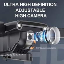 S6無人機搭載高清雙鏡頭、光流、避障、智能跟隨、易操作、穩定懸停、一鍵起飛/降落、折疊設計，生日禮物