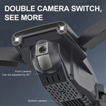 S6無人機搭載高清雙鏡頭、光流、避障、智能跟隨、易操作、穩定懸停、一鍵起飛/降落、折疊設計，生日禮物