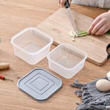 2/4pcs Storage Container, Multipurpose Reusable Sub-Packaging Fresh-Keeping Box, Refrigerator Special Freeze Food Sorting Box, For Meat, Fruit And Veaetable, Kitchen Organizers And Storage, Kitchen Accessories,Kitchen,Summer Beach Party,Food,Camping,Organizer,Room Decor,Kitchen Items."