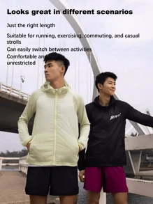 BMAI 1 Pair Spring/Summer New Boyfriend Style Men's Sports Running Training Pants, Lightweight, Quick-Drying, Breathable, Comfortable, Casual Shorts - Blue - View 6