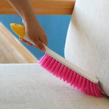 1pc Large Candy-Colored Long-Handled Cleaning Brush, Thickened Bed Sweep Brush For Household Dust Cleaning, Suitable For Cleaning Sofa, Bed Sheet,Kitchen,Bathroom,Home,Household Suppliers - Multicolor - View 5
