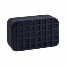 30/40/42/60格可拆卸泡沫收纳盒，可容纳30瓶15毫升（0.5盎司）指甲油或精油，中空槽设计需要底部支撑，化妆品旅行洗漱用品收纳包，大容量化妆包，圣诞礼物，收纳袋，礼品袋/手提袋，化妆品收纳盒，迷你收纳袋，大容量收纳袋，圣诞礼物，创意女士礼物，收纳袋，化妆包，旅行必备 - 黑色 - 查看 15