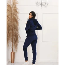 Women Two-Piece Outfits - 藏蓝色 - 查看 2