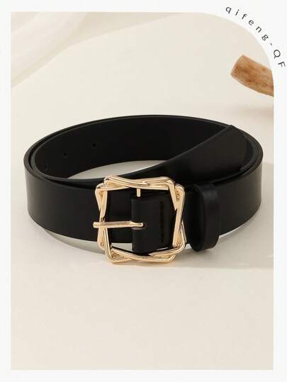 1 Stück goldener vielseitiger Modegürtel für Kleider, Anzüge, Jacken, Lässig Kleidung, Damen Sommer, Schule Herbst, Herbst, Halloween