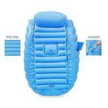 1PC Inflatable Bath PVC Color Random, Indoor Bath Portable Folding Basin, Sitting And Lying Bath Travel Swimming Inflatable Basin - Multicolor - View 6