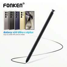 FONKEN 觸控屏幕繪圖筆電容筆，兼容三星Galaxy S24 Ultra，無藍牙式S Pen觸控筆 - 黑色 - 查看 1