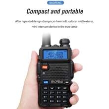 2PCS Baofeng UV-5R USB Long Range Ham Amateur With FM Radio Long Range Portable Two Way Radio Baofeng UV- 5R CB Radio Walkie Talkie