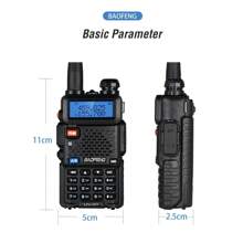 2PCS Baofeng UV-5R USB Long Range Ham Amateur With FM Radio Long Range Portable Two Way Radio Baofeng UV- 5R CB Radio Walkie Talkie