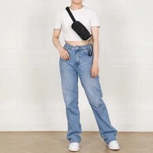 Bally Bowye 皮革胸包手提包斜挎包女士时尚腕带手拿包钱包带可调节肩带 6301712 - 黑色 - 查看 9