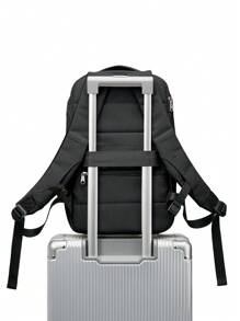 手提行李40*25*20艙房背包,輕便大容量旅行背包女士短途出差旅行行李袋大學生通勤商務背包電腦背包適用於15英寸筆記本電腦,適用於商務旅行露營學校用假期商店行李旅行組織器材女士袋男士禮物戶外禮物 - 黑色 - 查看 8