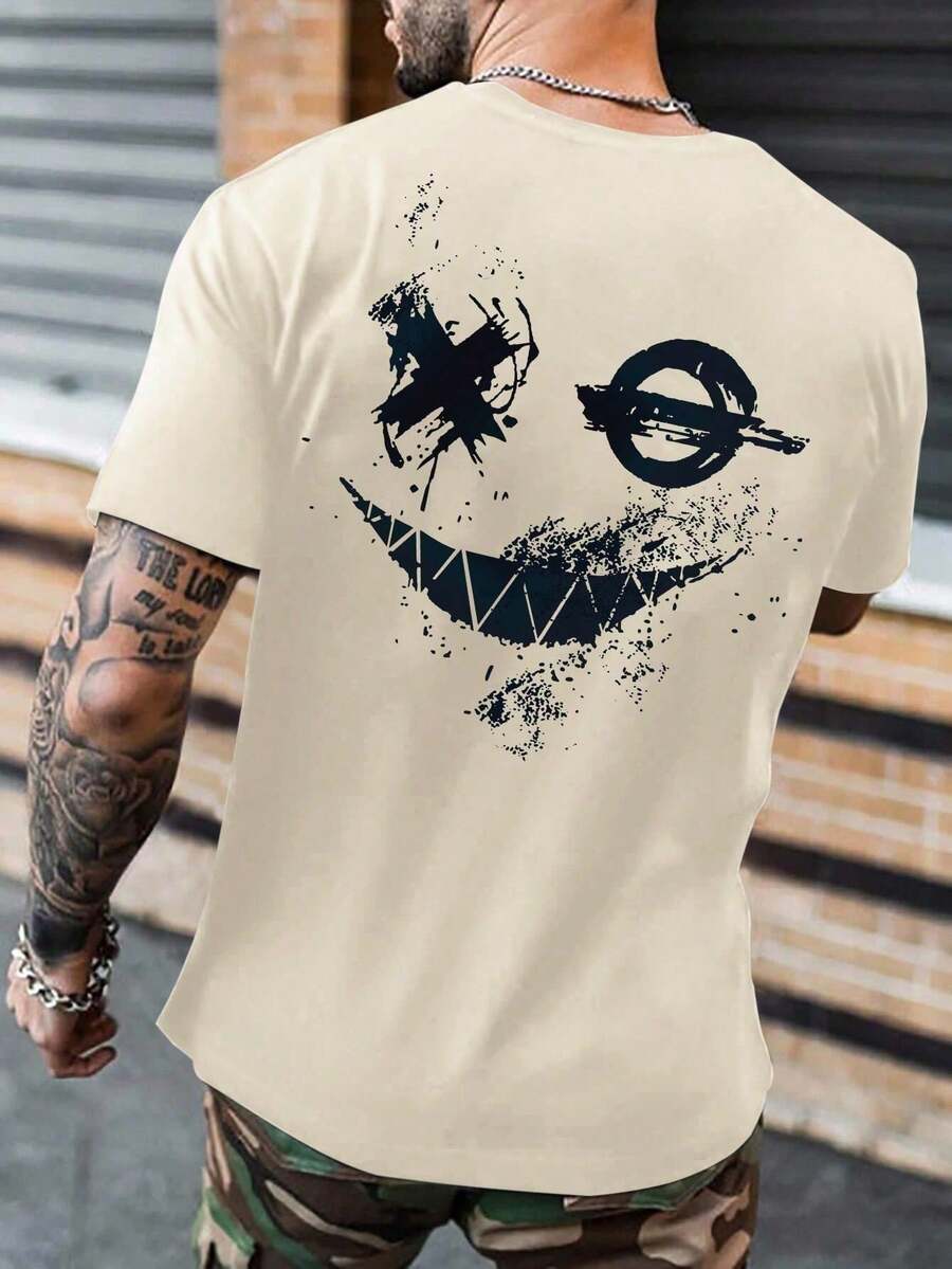 Men T-Shirts - Màu Khaki - Xem 1