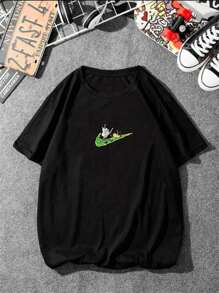 Men T-Shirts - 黑色 - 查看 1