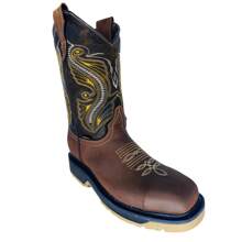 Botas De Seguridad Industrial Trabajo Uso Rudo Con Casquillo de Seguridad 100% Genuino PIel - Marrón - Ver 4