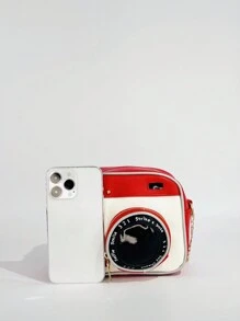 حقيبة كاميرا نمط الشارع Y2K حقيبة كتف نسائية عصرية