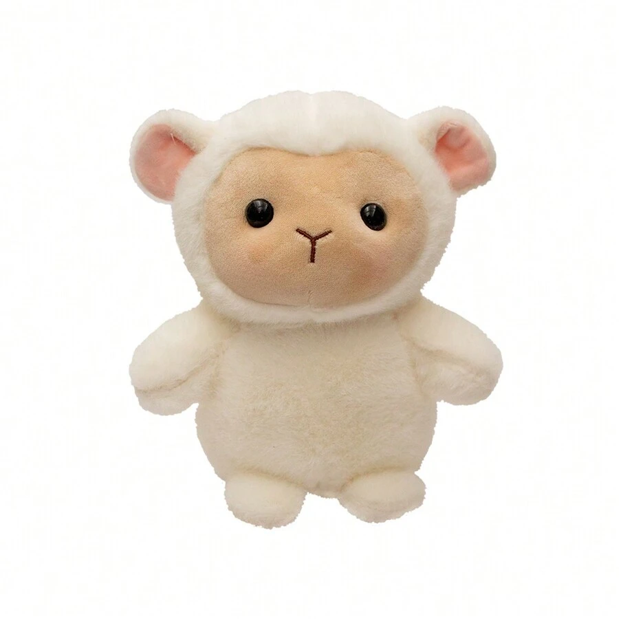 Borrego de Peluche Borreguito de Peluche Cordero Juguete Infantil Peluches de Animales - Blanco - Ver 1