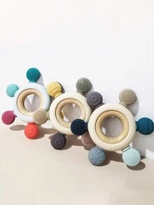 H HIBOBI Baby Teethers - Pink - View 5