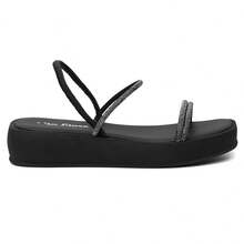 Women Platforms & Wedge Sandals - 黑色 - 查看 3