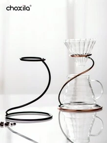 choxila 1pc Hand Stand Vintage Coffee Hand Pot Metal Stand Drip Glass Filter Cup Holder Universal School Supplies Back To School