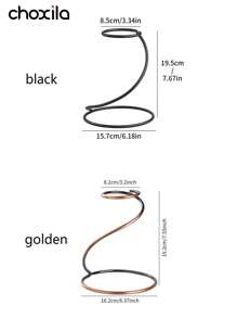 choxila 1pc Hand Stand Vintage Coffee Hand Pot Metal Stand Drip Glass Filter Cup Holder Universal School Supplies Back To School