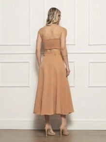 Women Two-Piece Outfits - Màu Khaki - Xem 5