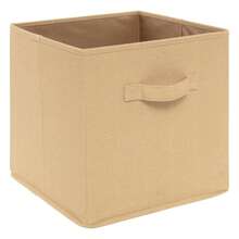 Well Home Set van 2 opbergdozen voor kinderen "zon" okergeel Afmetingen: 29x29x29