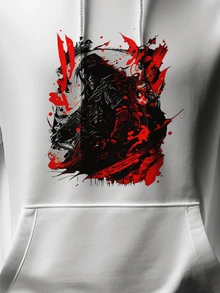 Men Sweatshirts - 白色 - 查看 2