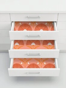 复古暖粉色花卉可撕可贴壁纸、家居 DIY 改造墙面装饰、橱柜贴纸、客厅和卧室防水可移除壁纸、墙面装饰、17.7 英寸 * 6.5/9.8 英尺、翻新贴纸可撕墙板、墙纸、壁纸、春季装饰品让您的家焕然一新、Rama 装饰贴纸礼物生日毕业 - 西瓜粉 - 查看 13