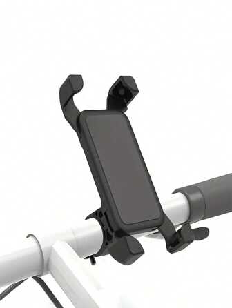 1pc Motorcycle Phone Holder, Universal Mobile Support, Anti-Lost & Stable, Compatible With GPS Navigation For Motorcycle/Bicycle
