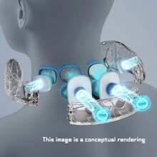 Intelligent JT-008 Heated Voice Version Neck Massager, Multi-Functional Spine Shoulder Neck Hot Compress Massager For Cervical Vertebra Protection - Silver - View 10