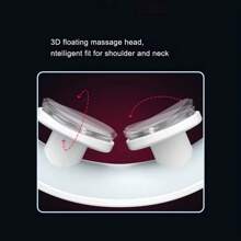 Intelligent JT-008 Heated Voice Version Neck Massager, Multi-Functional Spine Shoulder Neck Hot Compress Massager For Cervical Vertebra Protection - Silver - View 6