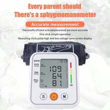 Wrist Blood Pressure Monitor, Bp Monitor Large LCD Display, Blood Pressure Machine, Arm Type Electronic Blood Pressure Monitor