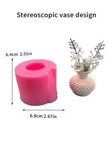 1入組笑納小和尚造型芳香劑裝飾模具，三角磚牆和蠟燭模具，柱形和獅子造型蠟和編織/毛線球模具，DIY模具 - 蛋糕模具系列 - 查看 14