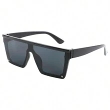 New Fashion Oversized Square Sunglasses For Men And Women Vintage Big Frame Glasses UV400 Protection - Multicolor - View 4