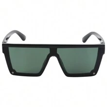 New Fashion Oversized Square Sunglasses For Men And Women Vintage Big Frame Glasses UV400 Protection - Multicolor - View 9