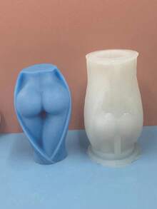 1入組笑納小和尚造型芳香劑裝飾模具，三角磚牆和蠟燭模具，柱形和獅子造型蠟和編織/毛線球模具，DIY模具 - 蛋糕模具系列 - 查看 8