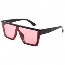 New Fashion Oversized Square Sunglasses For Men And Women Vintage Big Frame Glasses UV400 Protection - Multicolor - View 23