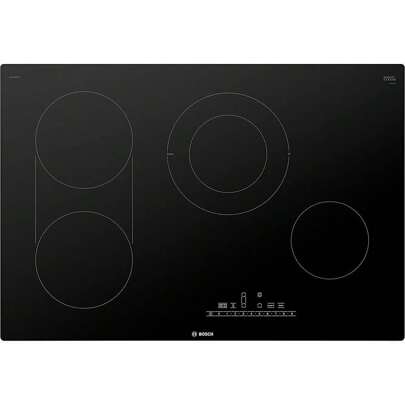  Bosch NET8069UC 30 Inch Black 4 Burner Built-In Electric Cooktop