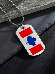 1 Pec Of National Flag Tag Mặt dây chuyền vòng cổ dành cho nam và nữ Trẻ em cặp đôi tình nhân, Phong cách hàng ngày và đường phố Lễ kỷ niệm ngày quốc khánh, Quà tặng sinh nhật lễ hội cho trẻ em Anh em bạn cùng lớp Bạn trai bạn gái, Trang sức phong cách người nổi tiếng truyền thống độc đáo cổ điển - Quốc kỳ - Xem 19